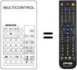 Replacement remote control PROCESSOR 1