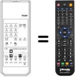 Replacement remote control Zanussi 25 SS 556 P