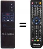 Replacement remote control RB-73 B