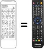 Replacement remote control 076G043060
