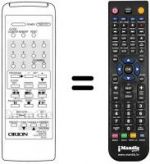 Replacement remote control RC-44