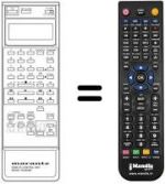 Replacement remote control RC-693 MV