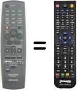 Replacement remote control RC-8VR09