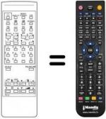 Replacement remote control A76100Q005