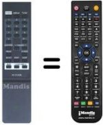 Replacement remote control RC-TC141KE