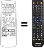 Replacement remote control RC-TGX1000Z