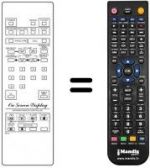 Replacement remote control RC-U