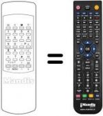 Replacement remote control Sinudyne SPAZIO 2103 A