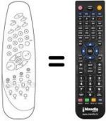 Replacement remote control RC 1030