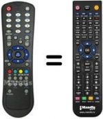 Replacement remote control RC 1055