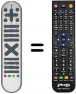 Replacement remote control Autovox AX 42PB 26 (ver. 2)