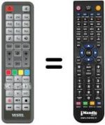 Replacement remote control RC 2400