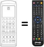 Replacement remote control RC 40