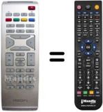 Replacement remote control RCFE 05ZAU00