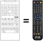 Replacement remote control RCM