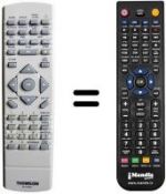 Replacement remote control RCT 195 DB1