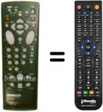 Replacement remote control Teleavia 29 DX 210 S