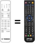 Replacement remote control Brandt 44 ML 15 HR