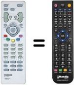 Replacement remote control Hifivox DSI 502 ME