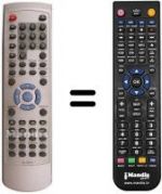 Replacement remote control RL-R8H2