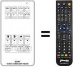 Replacement remote control RM-604 F