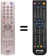 Replacement remote control JVC PD 35D30