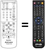 Replacement remote control RM M20V-57601