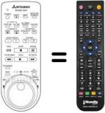 Replacement remote control RM M25-43301