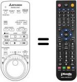 Replacement remote control RM M34-42401