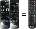 Replacement remote control Sony SLV-E 90