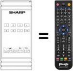 Replacement remote control RRMCG 0121 CESA