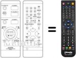 Replacement remote control RRMCG 0183 AJSA