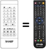 Replacement remote control RRMCG 0517 CESA