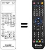 Replacement remote control RRMCG 0570 GESA