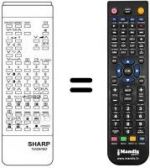 Replacement remote control RRMCG 0605 CESA