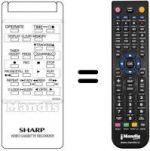 Replacement remote control RRMCG 0716 GE