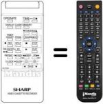 Replacement remote control RRMCG 0778 UM