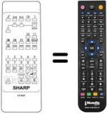 Replacement remote control RRMCG 1011 BMSA