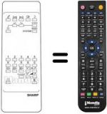 Replacement remote control RRMCG 1019