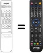 Replacement remote control RRMCG 1046 BMSA