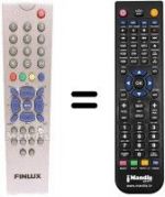 Replacement remote control Finlux CT 2110