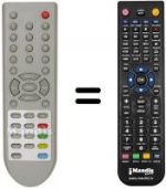 Replacement remote control Seitech SE20SKLCD