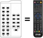 Replacement remote control SENSOR REM.CONT.16 FACH