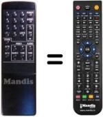 Replacement remote control SR 022