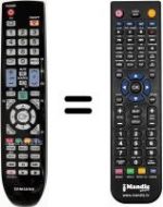 Replacement remote control Samsung LE 40M51B