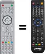 Replacement remote control Sunstech TL-XRI2280 HD