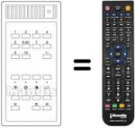 Replacement remote control T 719