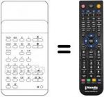 Replacement remote control TC 111
