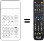 Replacement remote control TC 113