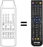 Replacement remote control UKV 110 TEXT